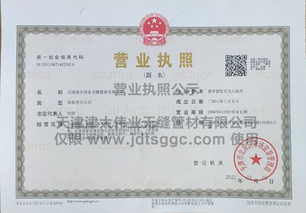 公司营业执照